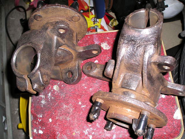 Front hubs ready 4 blasting